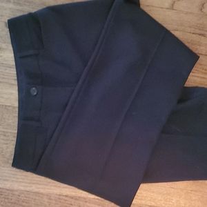 Black Curvy high waist trouser-wide leg